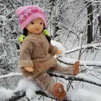 Юляшка, синички и любимый лес.