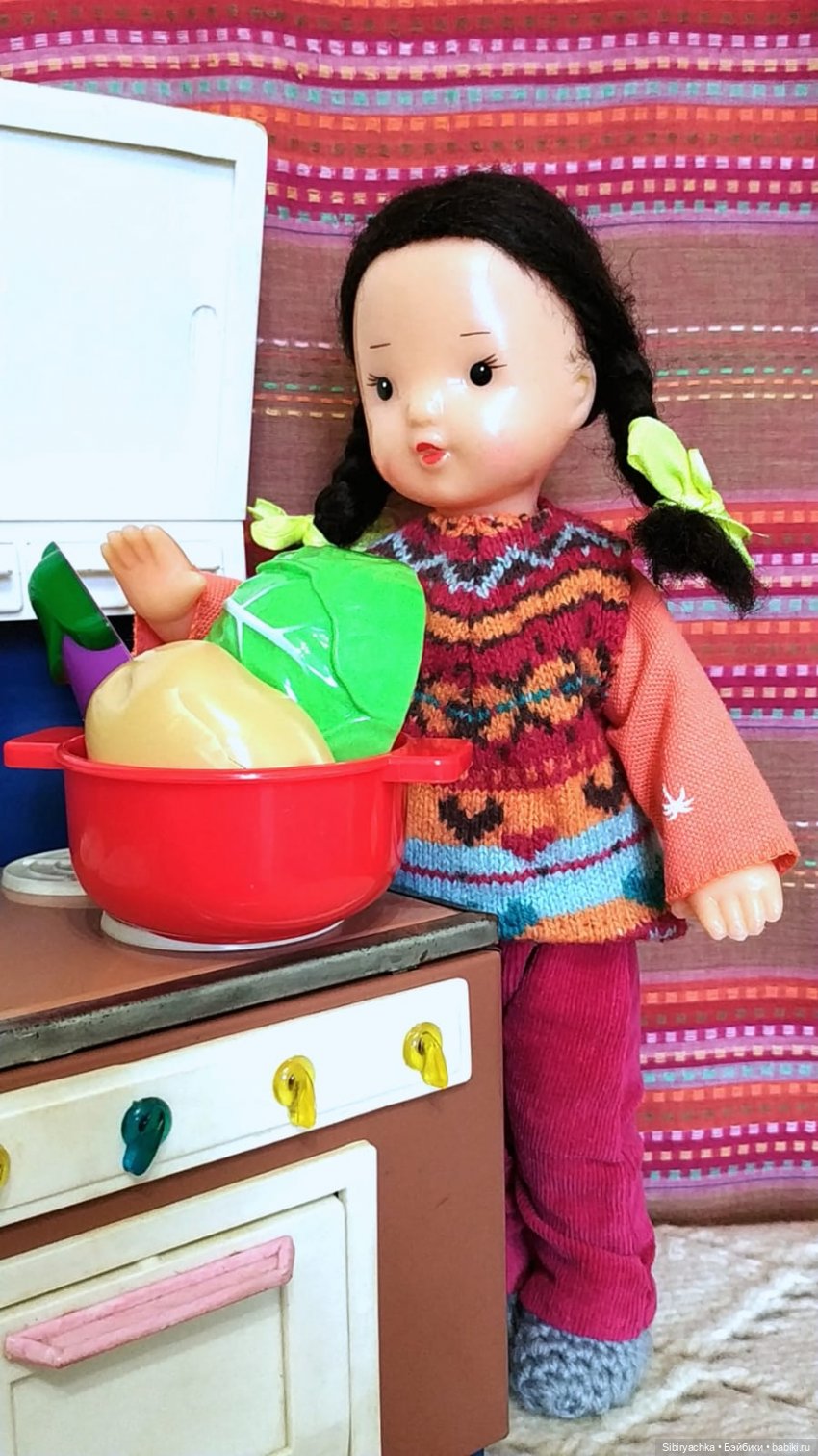 Обед от Юляшки — Советские винтажные куклы (СССР): Ленигрушка