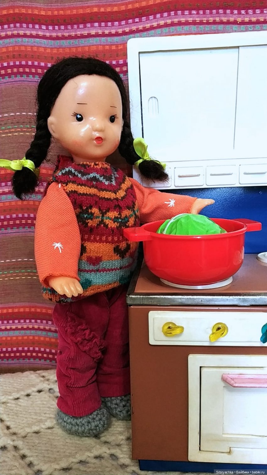 Обед от Юляшки — Советские винтажные куклы (СССР): Ленигрушка (фото 6)