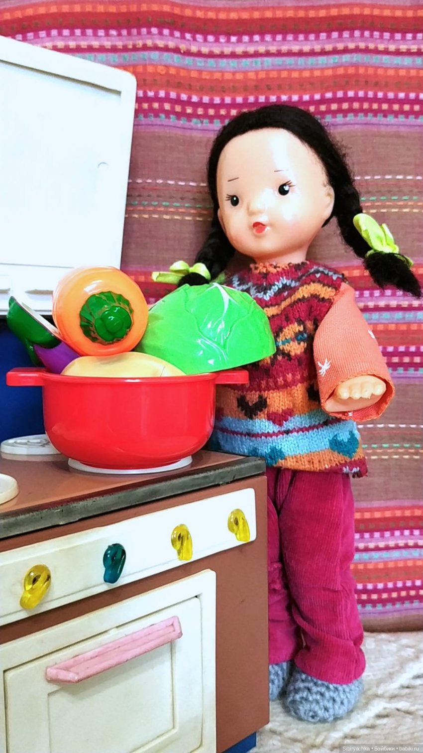 Обед от Юляшки — Советские винтажные куклы (СССР): Ленигрушка