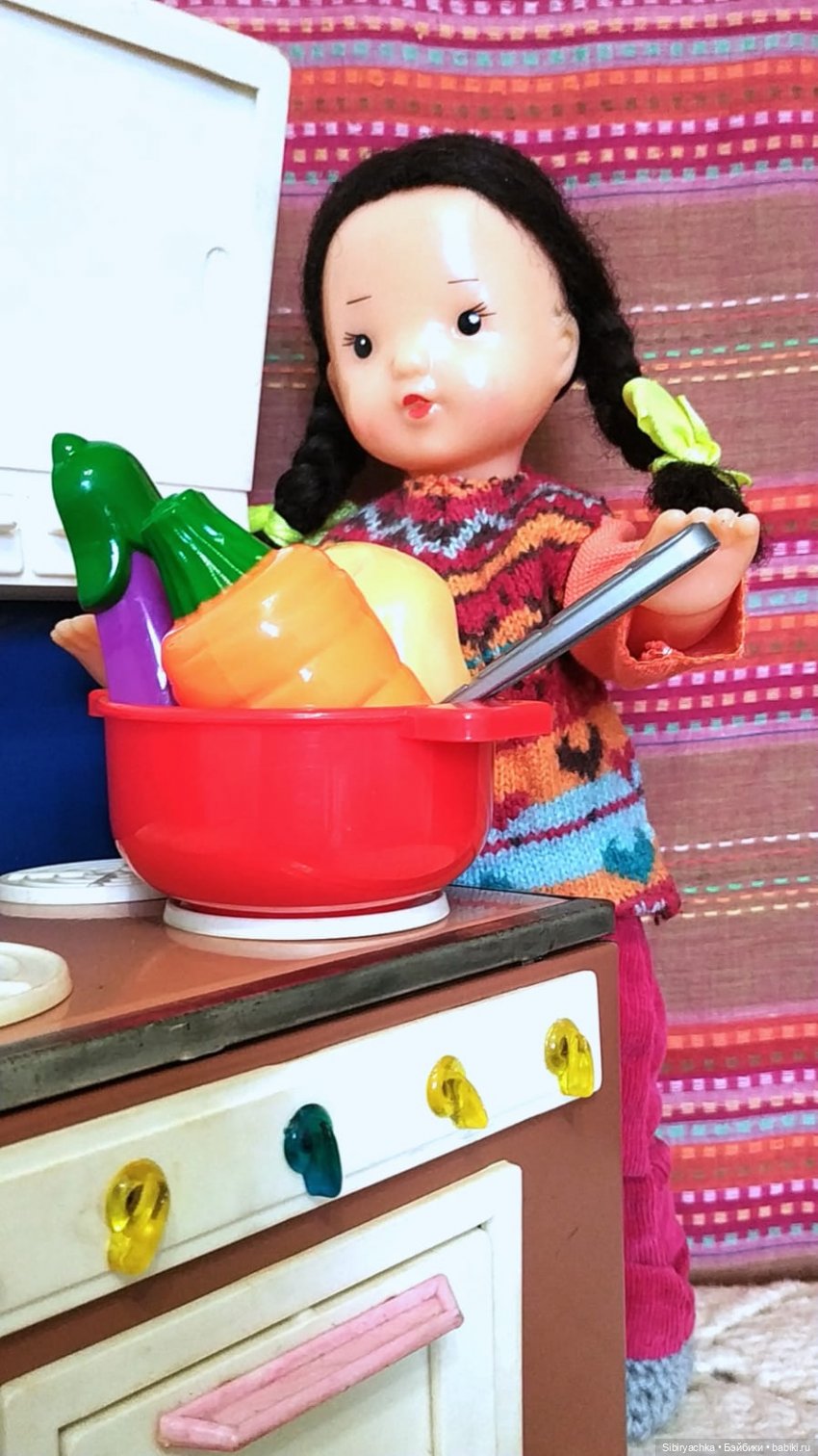 Обед от Юляшки — Советские винтажные куклы (СССР): Ленигрушка