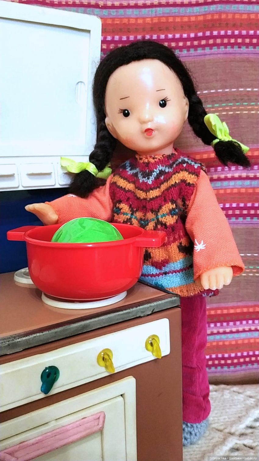 Обед от Юляшки — Советские винтажные куклы (СССР): Ленигрушка (фото 7)