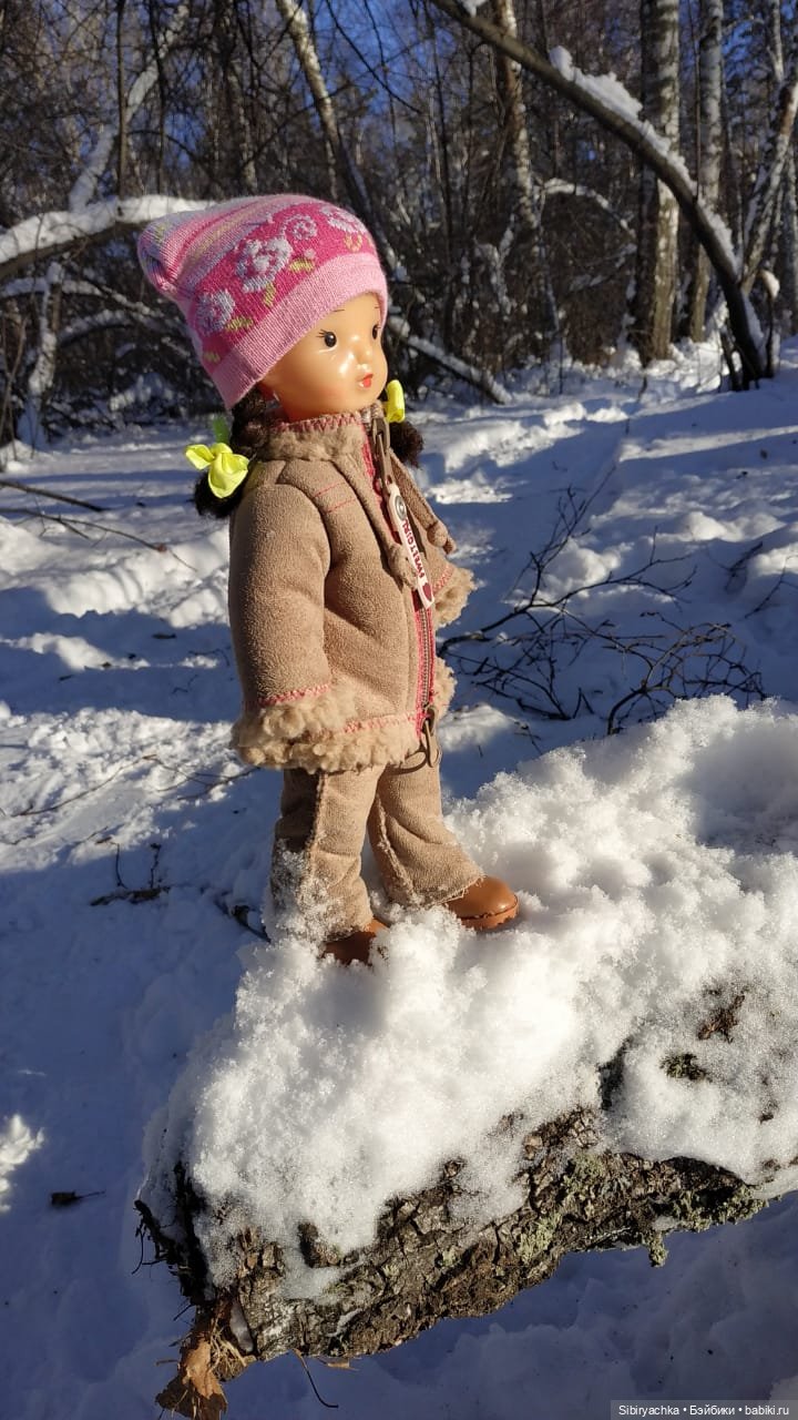 Снежно-хвойная прогулка Юляшки