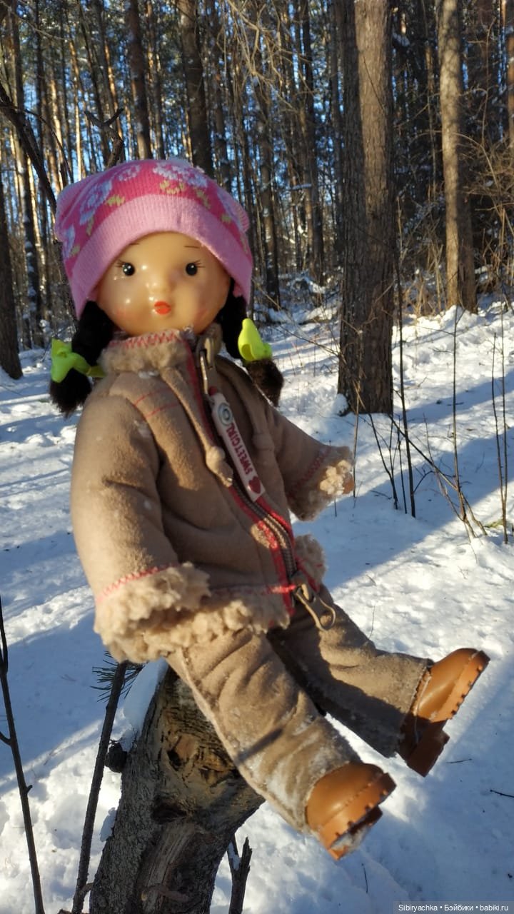 Снежно-хвойная прогулка Юляшки