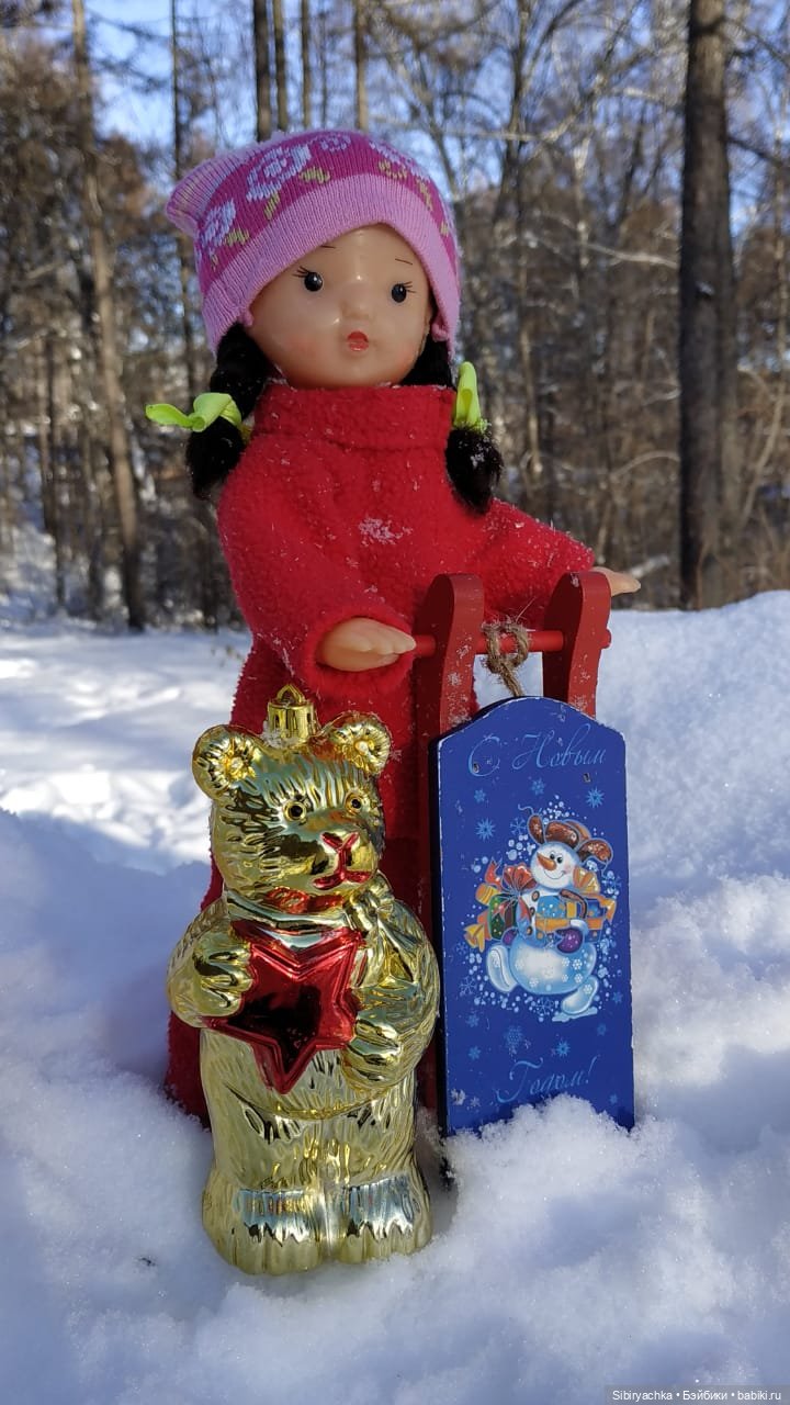 Зимняя прогулка Юляшки в любимом лесу (фото 8)