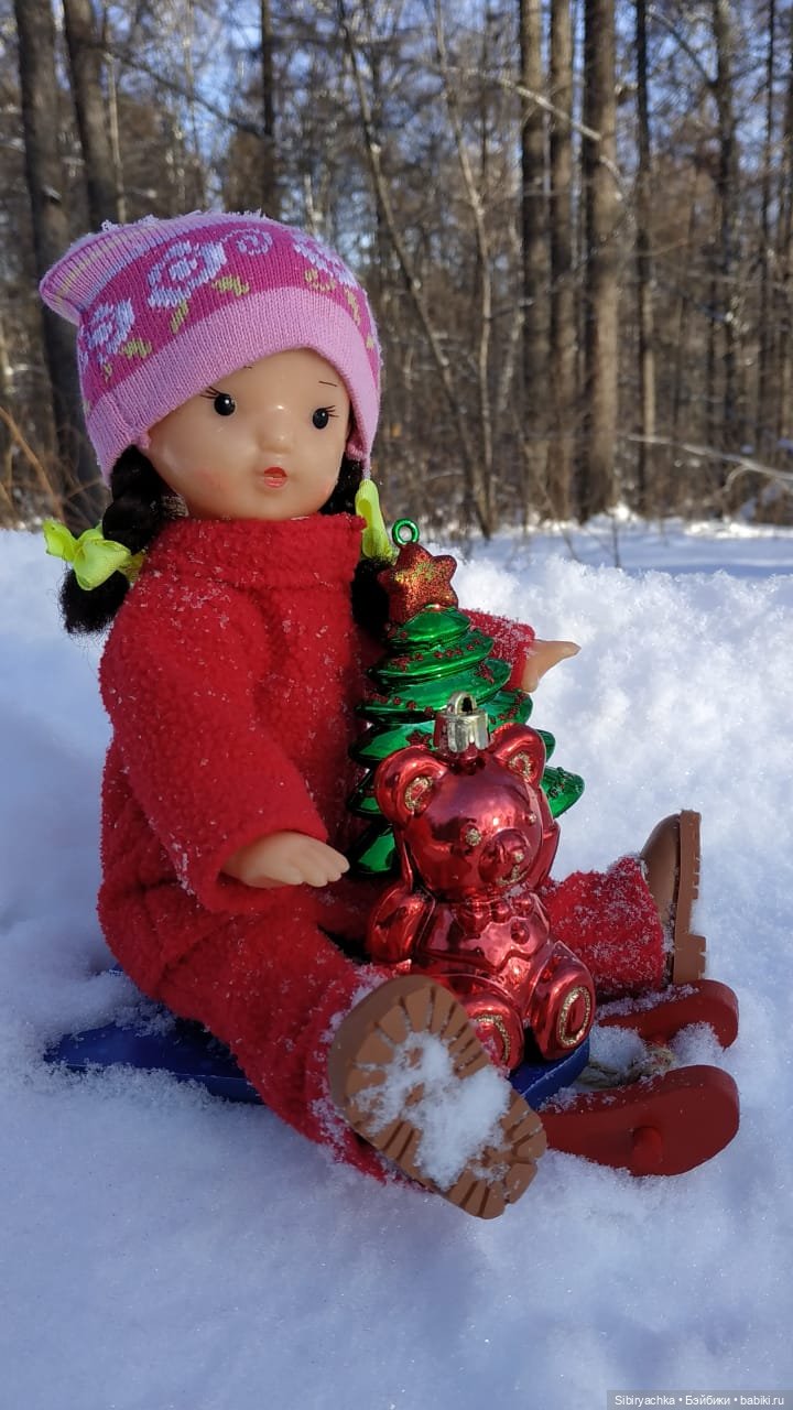 Зимняя прогулка Юляшки в любимом лесу (фото 7)