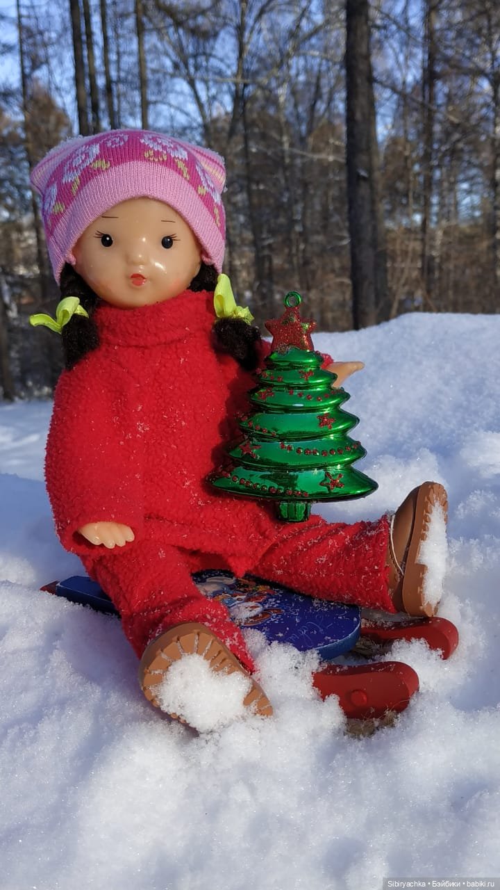 Зимняя прогулка Юляшки в любимом лесу (фото 5)