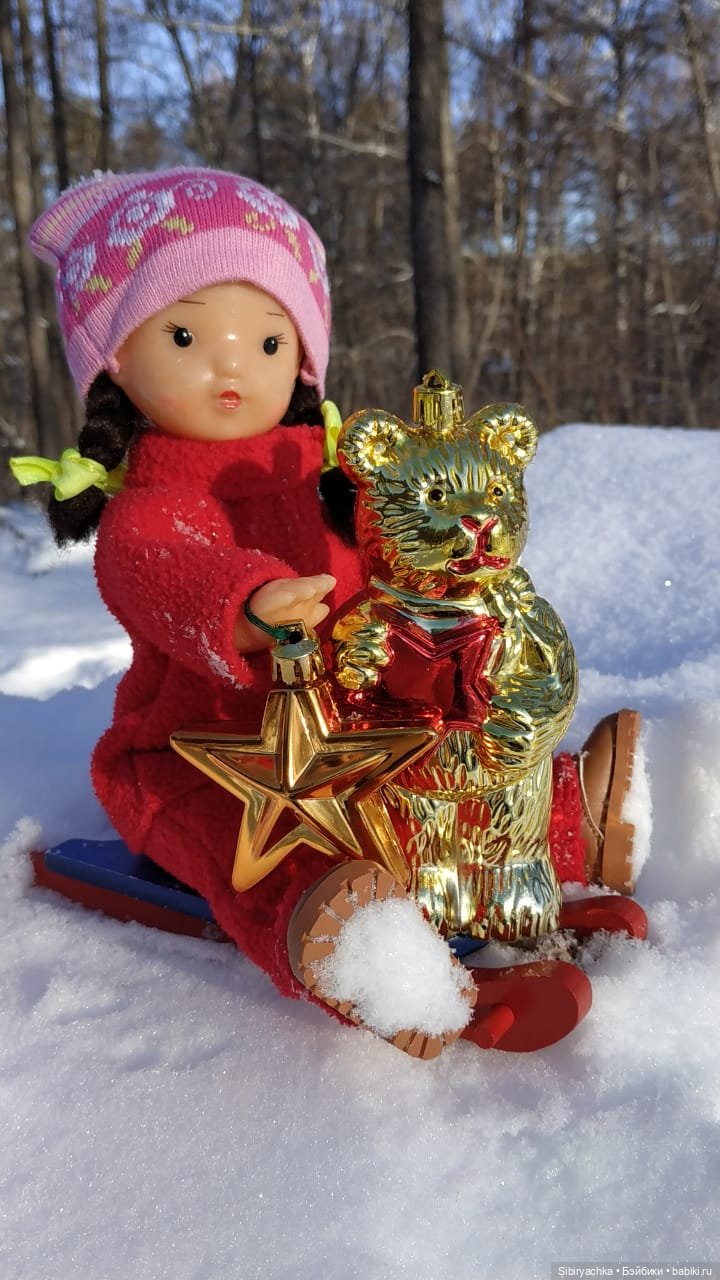 Зимняя прогулка Юляшки в любимом лесу (фото 3)