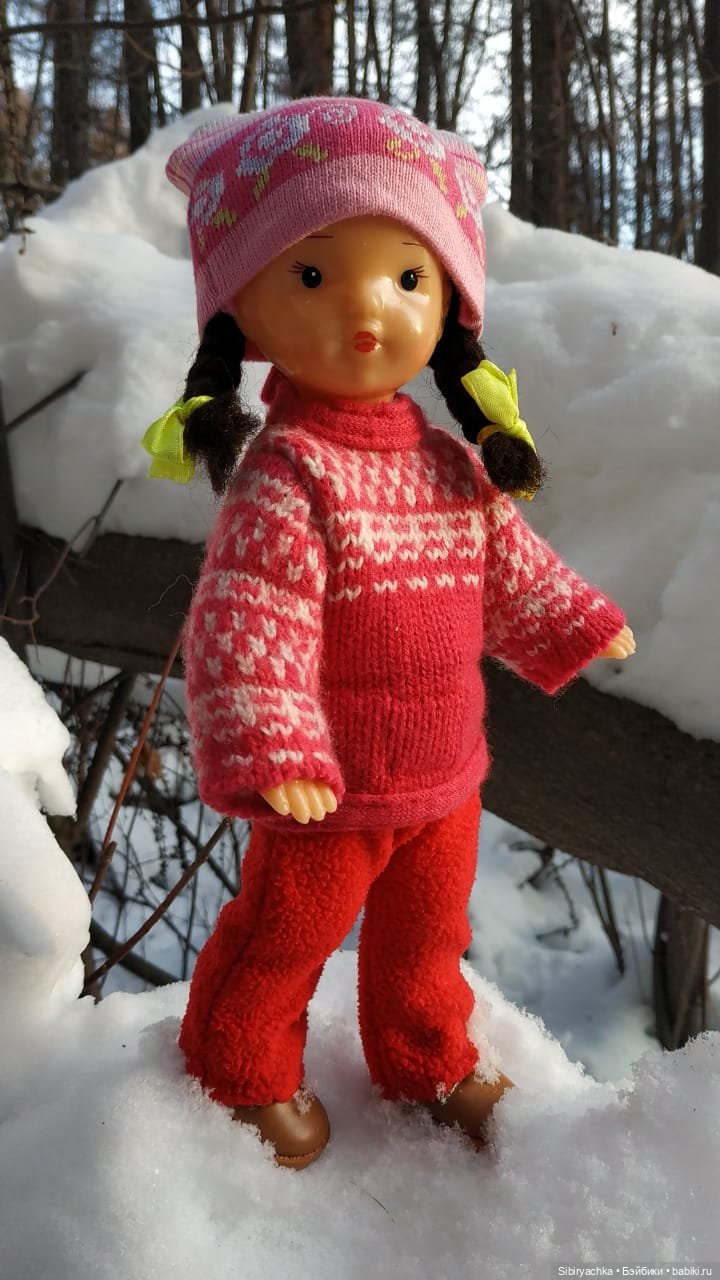 Новые лыжи и новая прогулка Юляшки (фото 4)