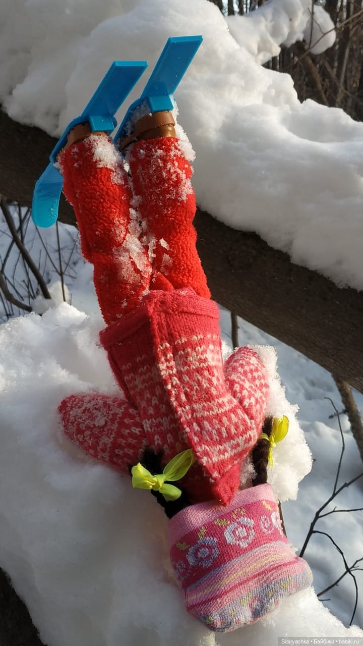 Вторая лыжная прогулка Юляшки. Продолжение (фото 3)