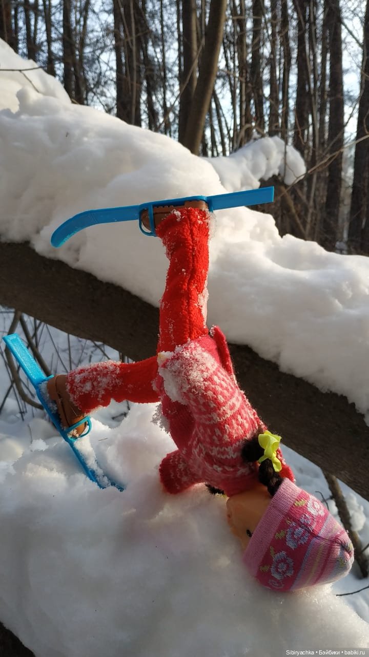 Вторая лыжная прогулка Юляшки. Продолжение (фото 2)