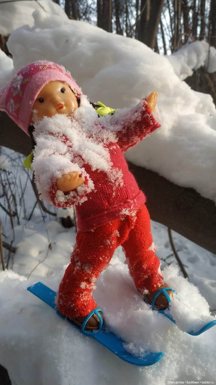 Вторая лыжная прогулка Юляшки. Продолжение (фото 6)