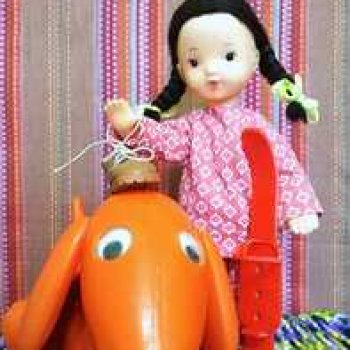 Первое утро Юляшки и Кекса.