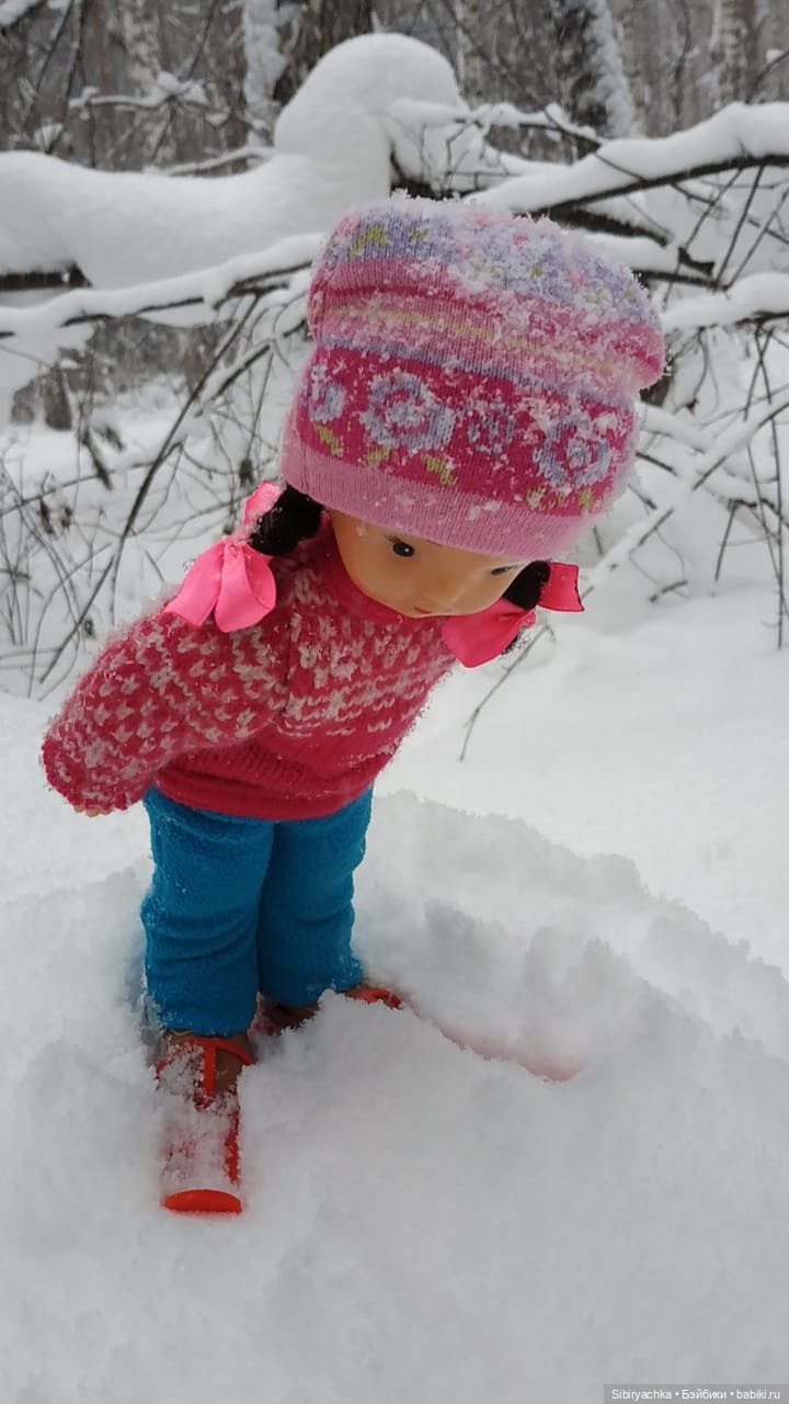 Лыжная прогулка Юляшки — Советские винтажные куклы (СССР): Ленигрушка (фото 10)