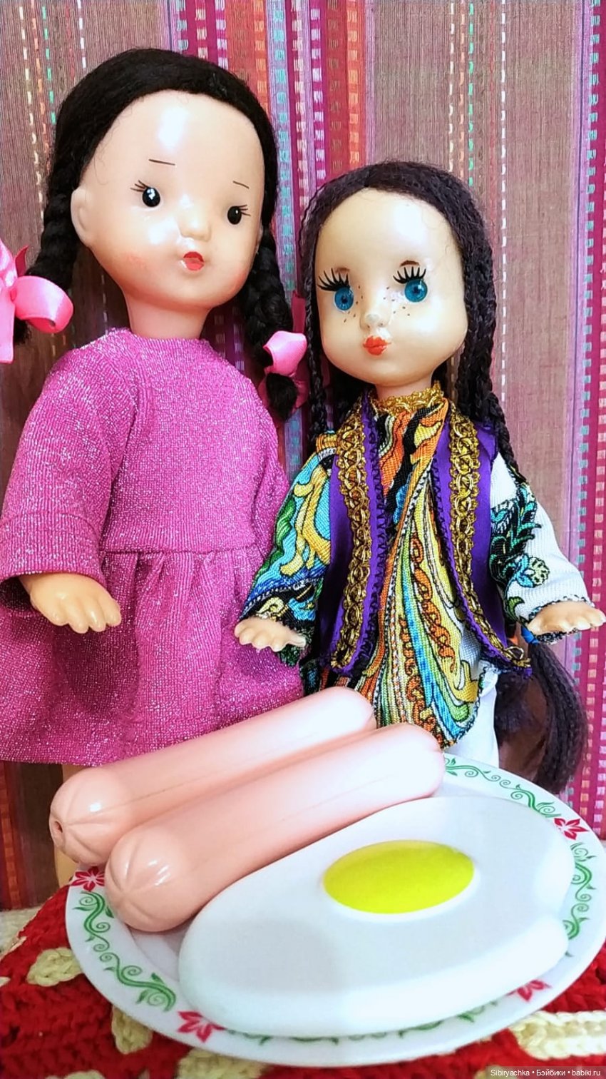 Первое знакомство Юляшки и Веты