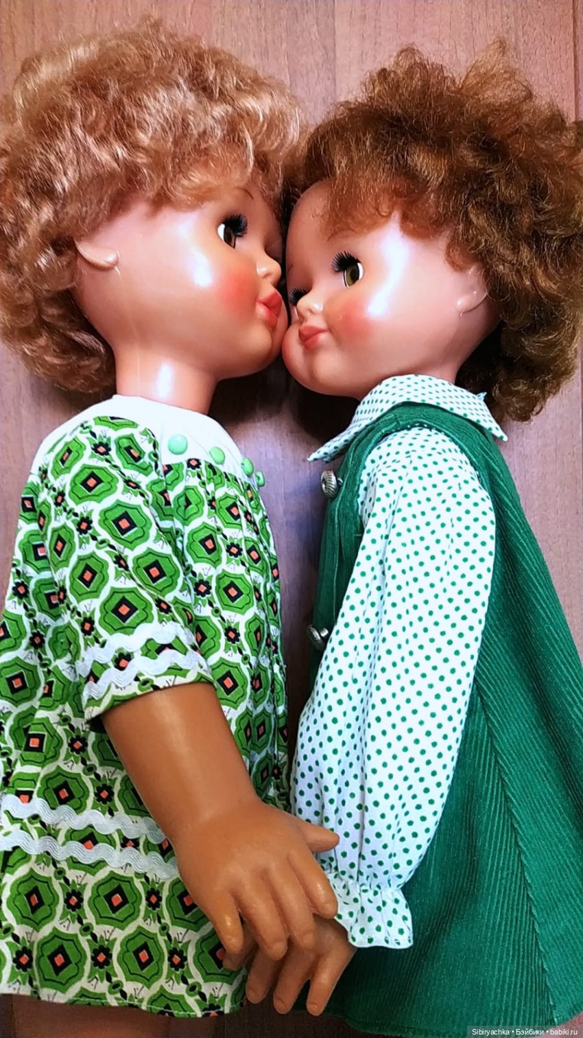 Днепрянки Лада и Лида — Советские винтажные куклы (СССР): Ленигрушка