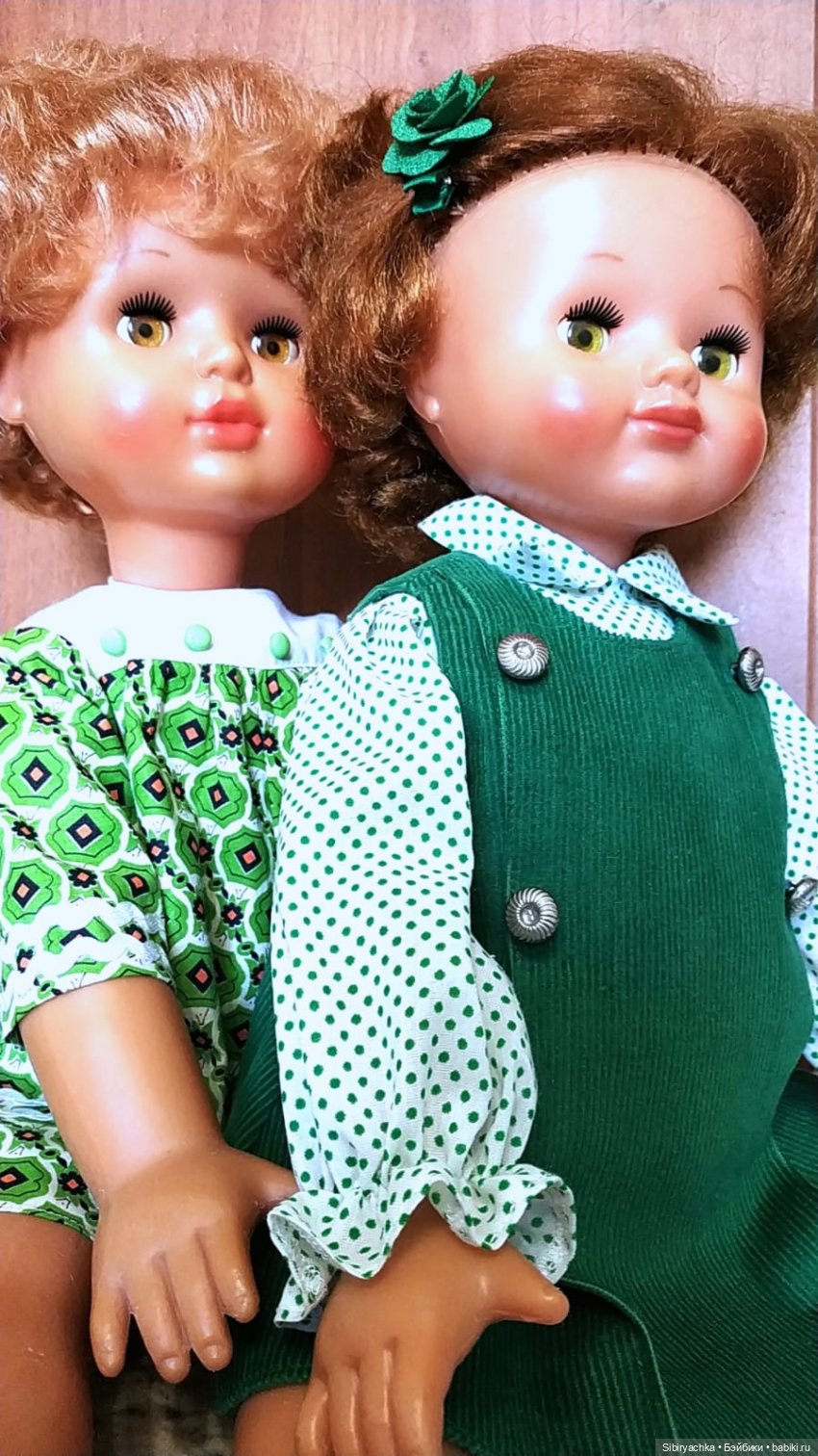Днепрянки Лада и Лида — Советские винтажные куклы (СССР): Ленигрушка