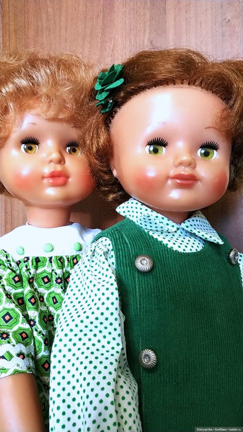 Днепрянки Лада и Лида — Советские винтажные куклы (СССР): Ленигрушка