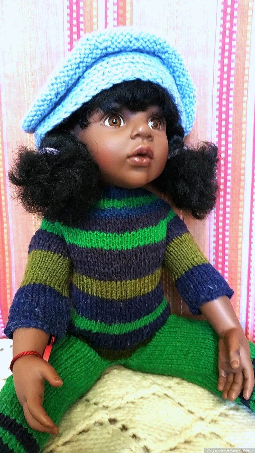 Вязаные наряды из посылки