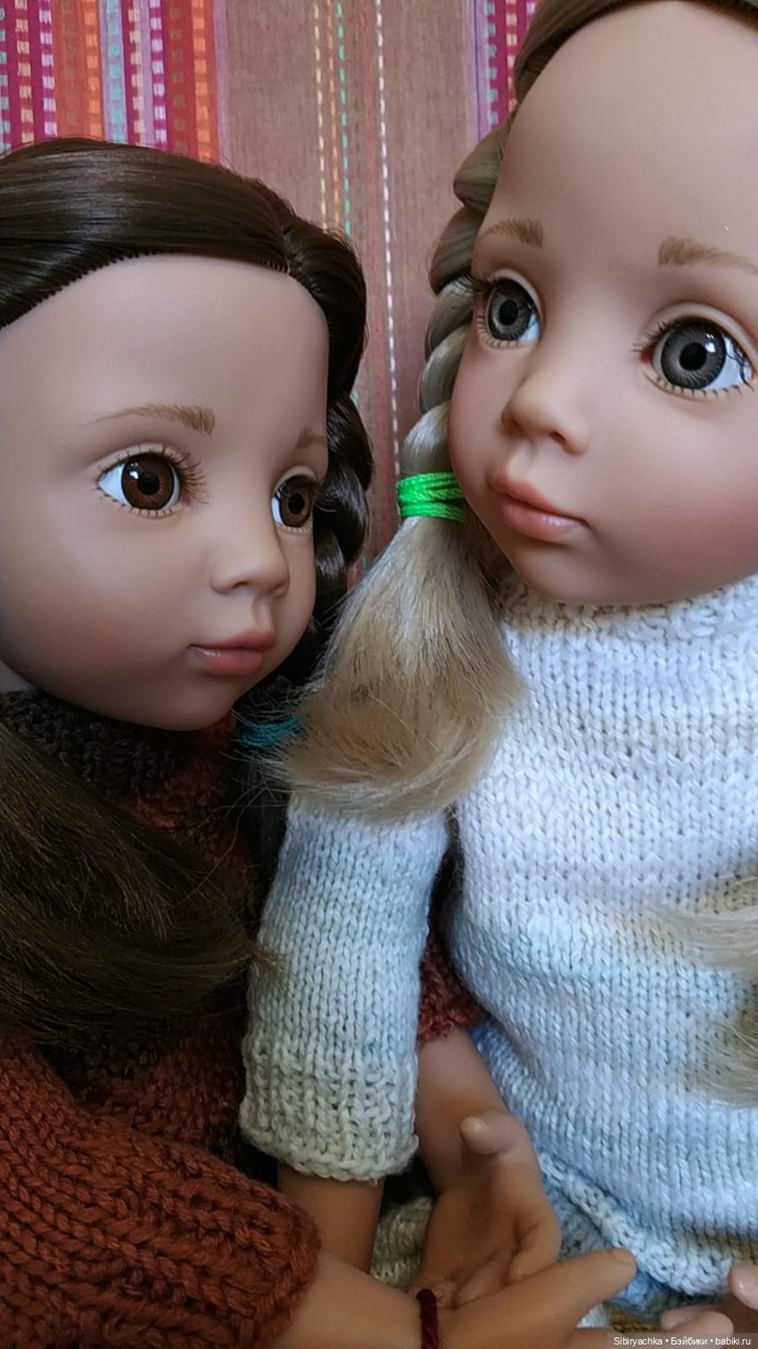 Вязаные наряды из посылки