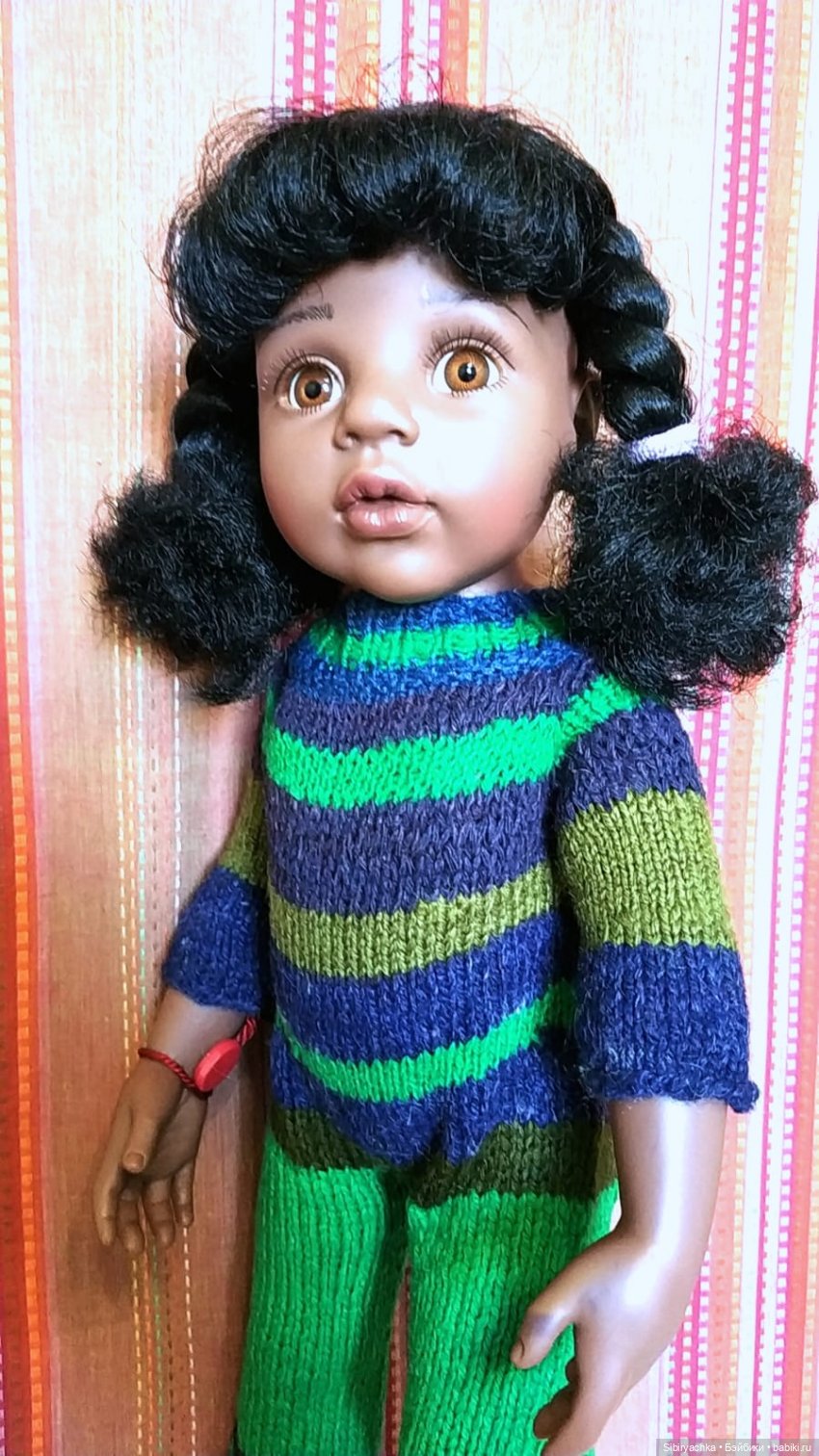 Вязаные наряды из посылки