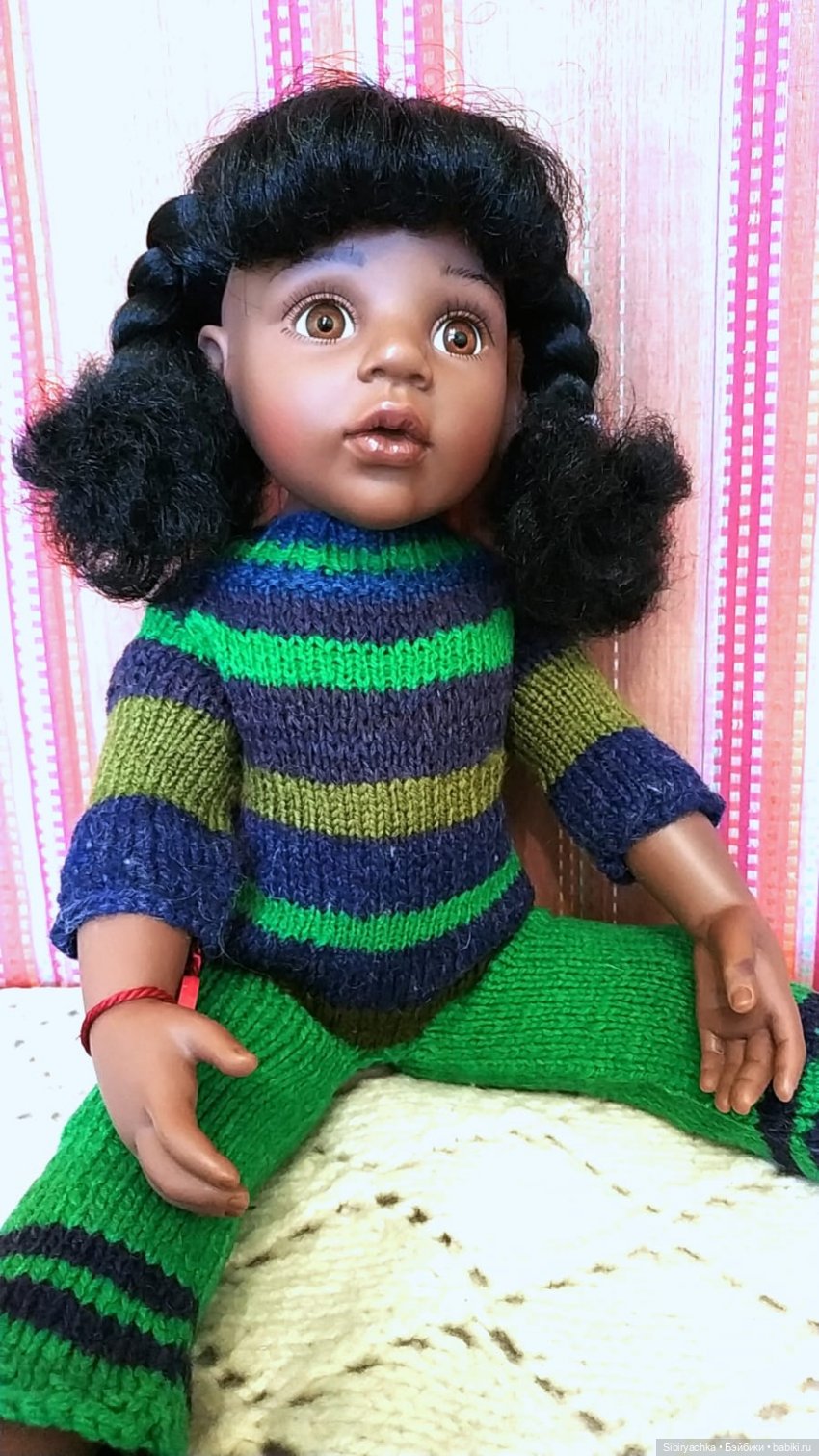 Вязаные наряды из посылки