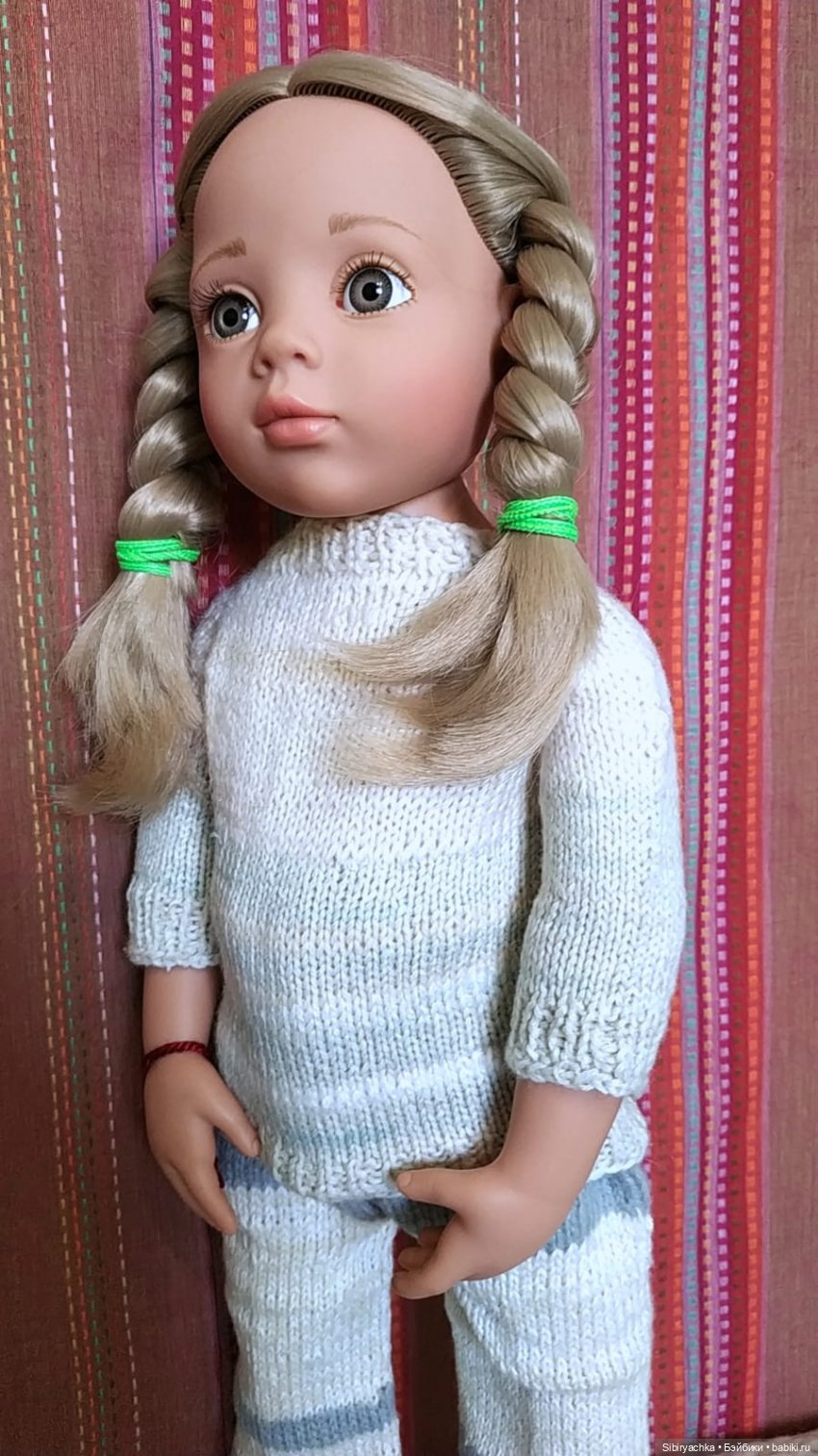 Вязаные наряды из посылки (фото 6)