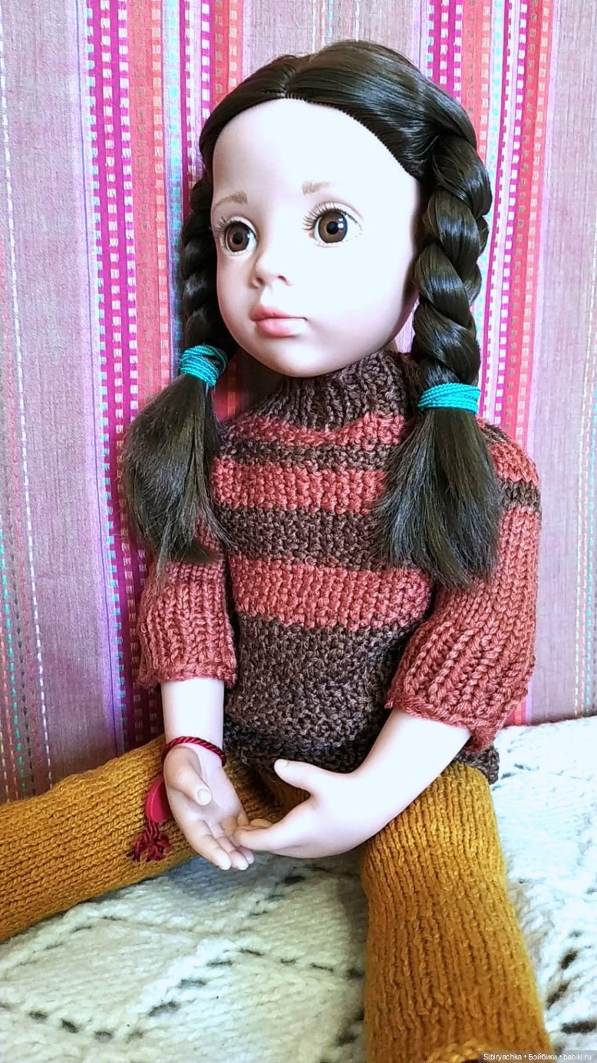 Вязаные наряды из посылки