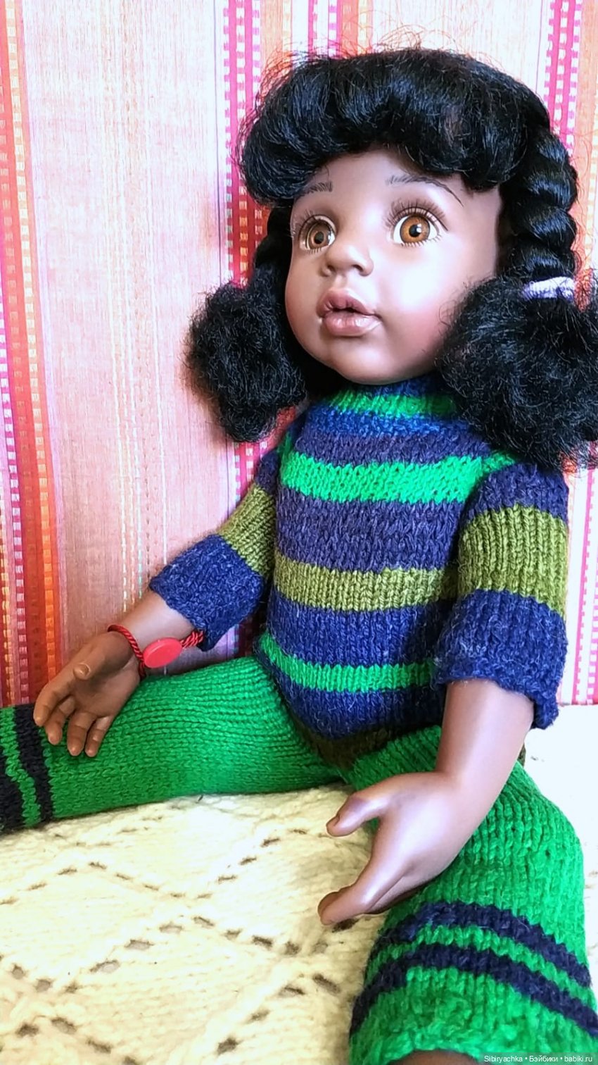 Вязаные наряды из посылки