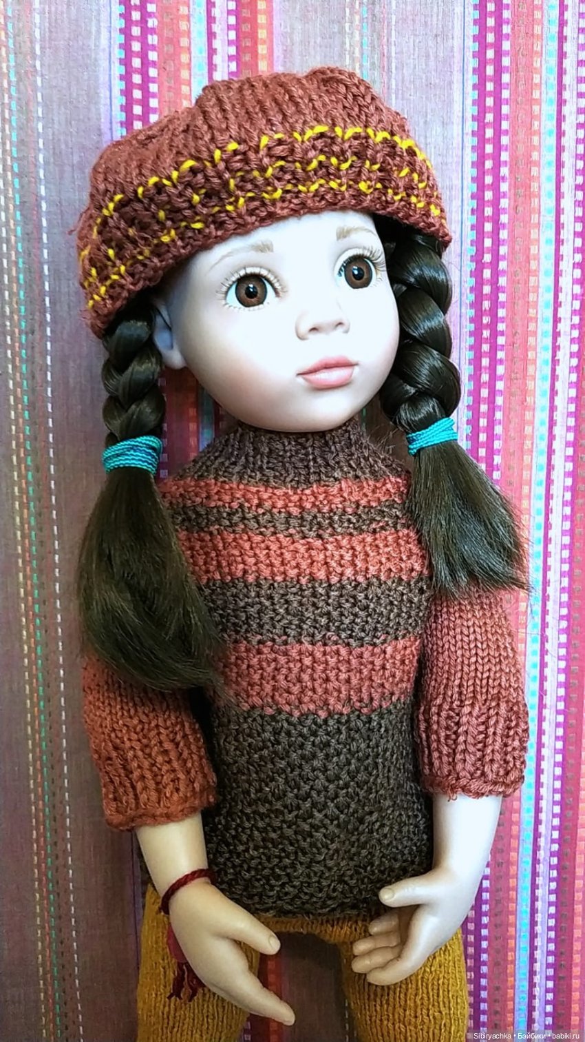 Вязаные наряды из посылки