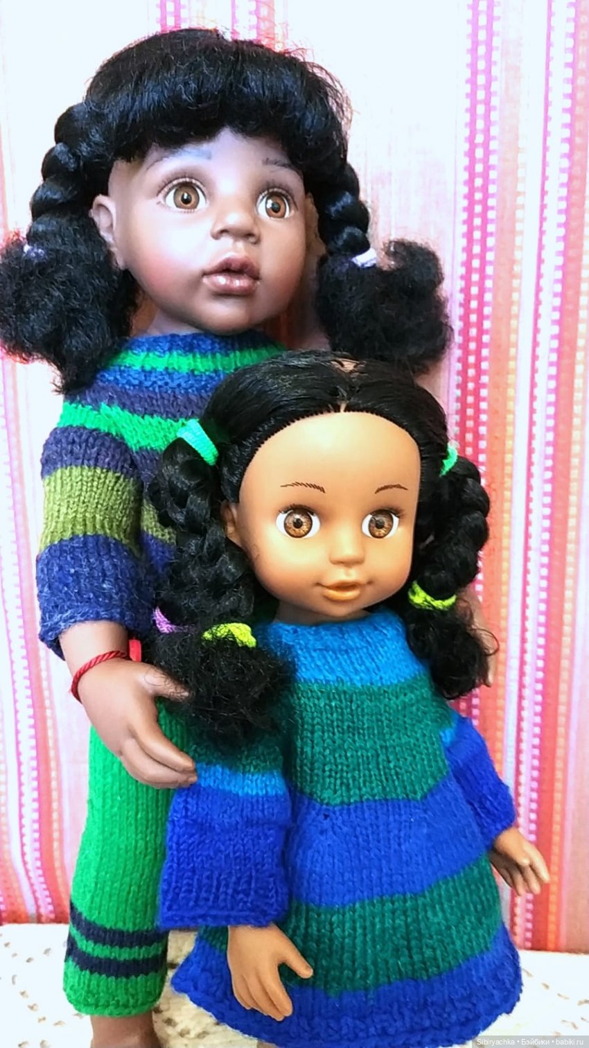 Вязаные наряды из посылки