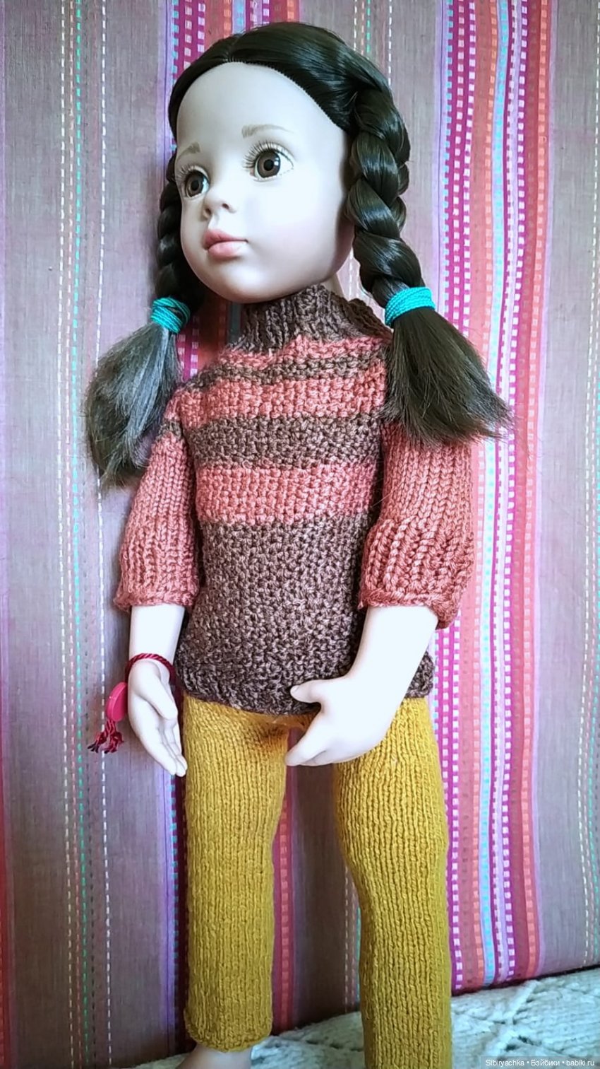 Вязаные наряды из посылки