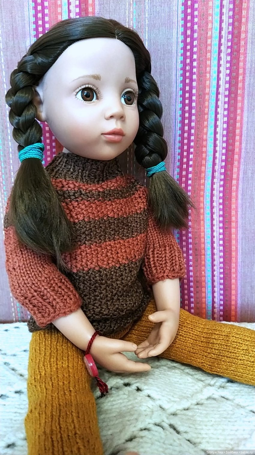 Вязаные наряды из посылки