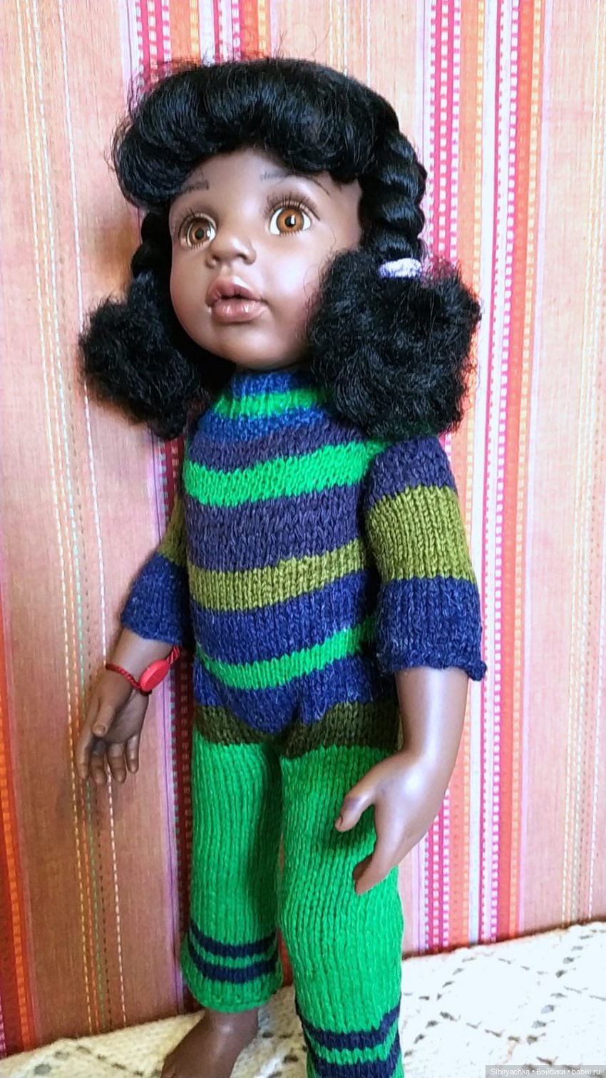 Вязаные наряды из посылки