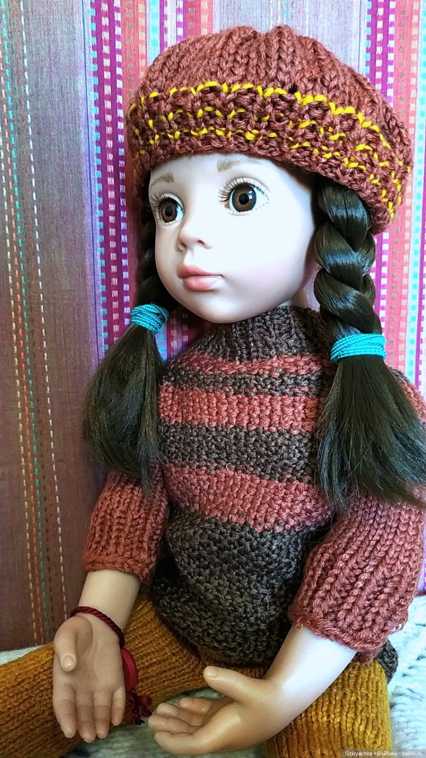 Вязаные наряды из посылки