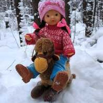 Неожиданная встреча в сибирском лесу.