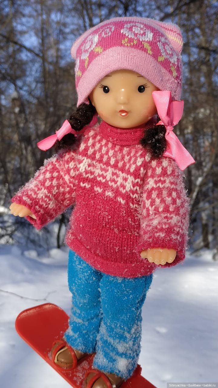 Юляшка,Том и сноуборд — Советские винтажные куклы (СССР): Ленигрушка