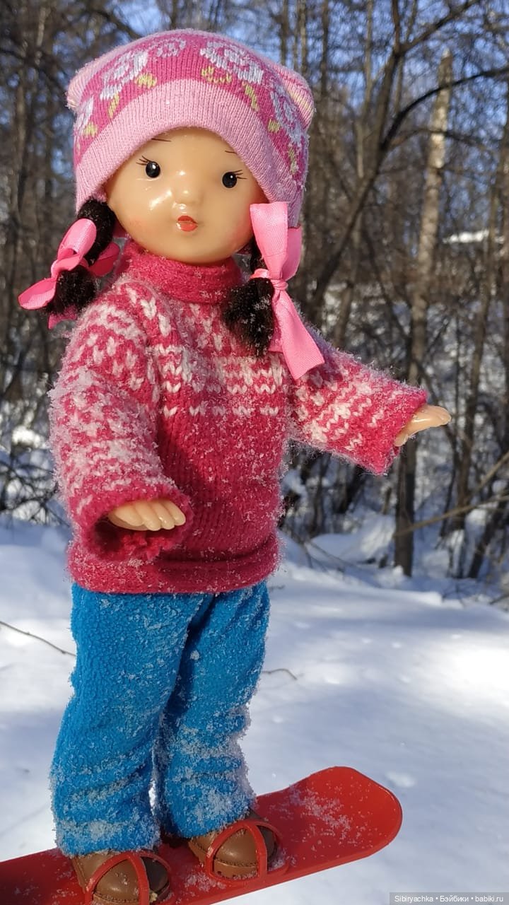 Юляшка,Том и сноуборд — Советские винтажные куклы (СССР): Ленигрушка