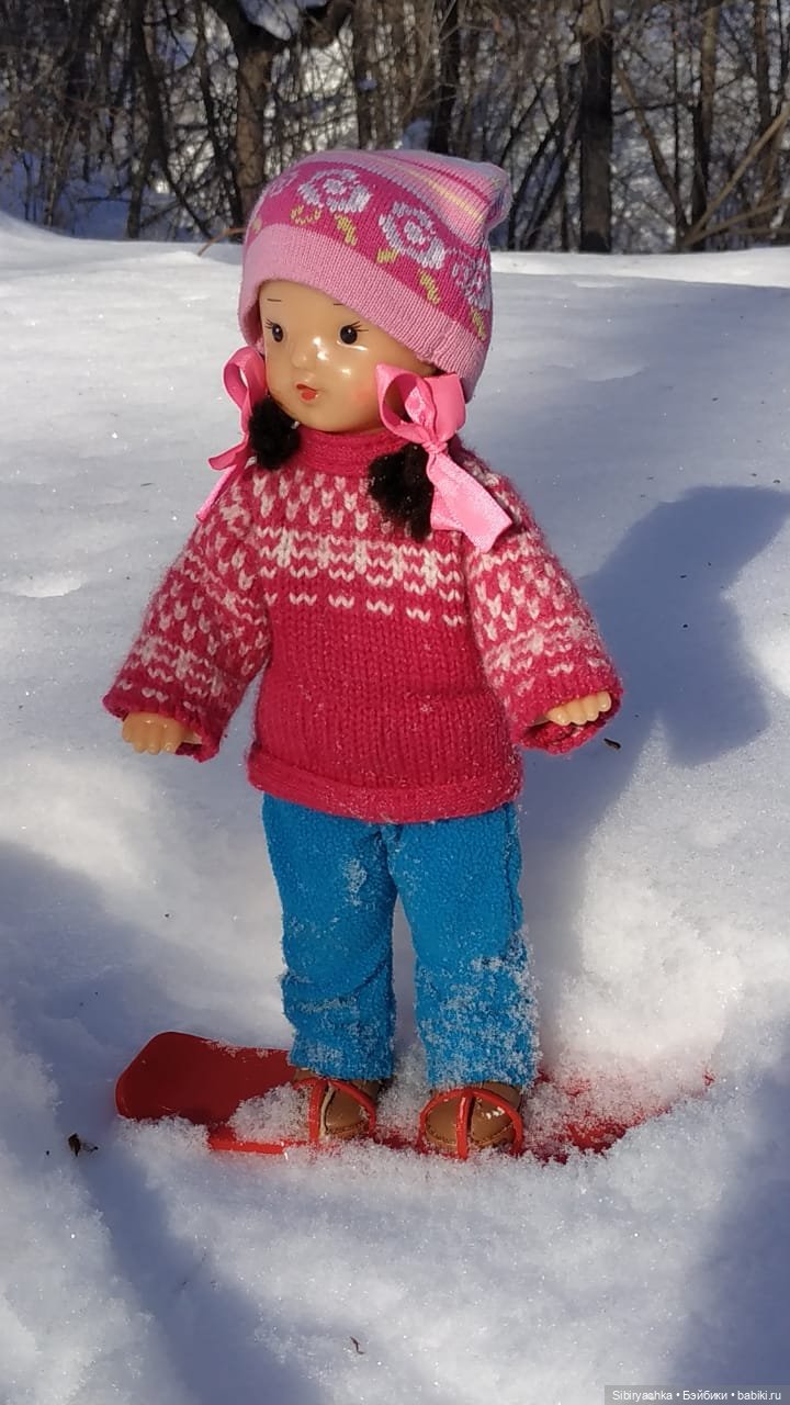 Юляшка,Том и сноуборд — Советские винтажные куклы (СССР): Ленигрушка