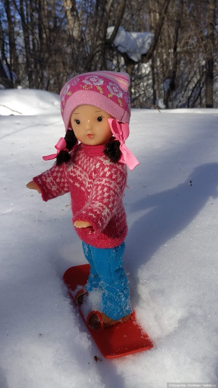 Юляшка,Том и сноуборд — Советские винтажные куклы (СССР): Ленигрушка