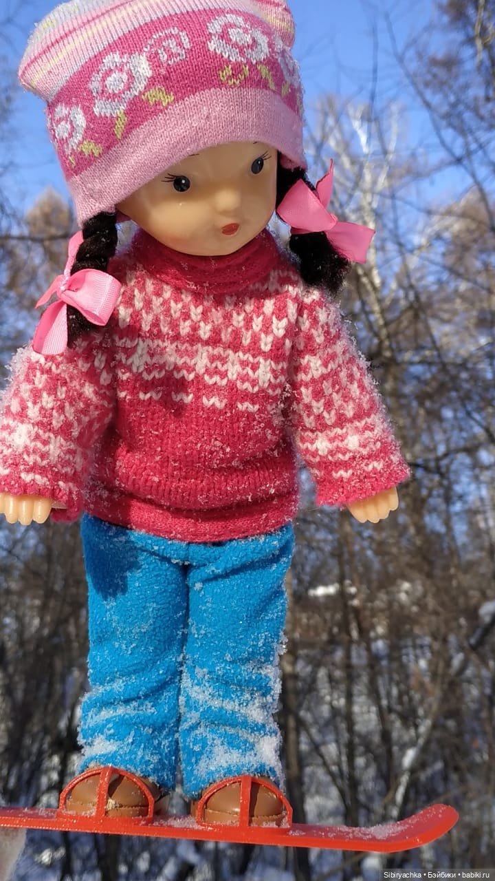 Юляшка,Том и сноуборд — Советские винтажные куклы (СССР): Ленигрушка