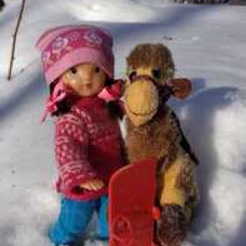 Юляшка,Том и сноуборд.