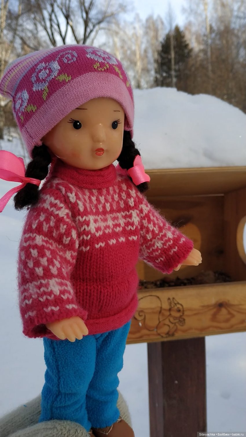 Лыжная прогулка Юляшки и Тома (фото 10)