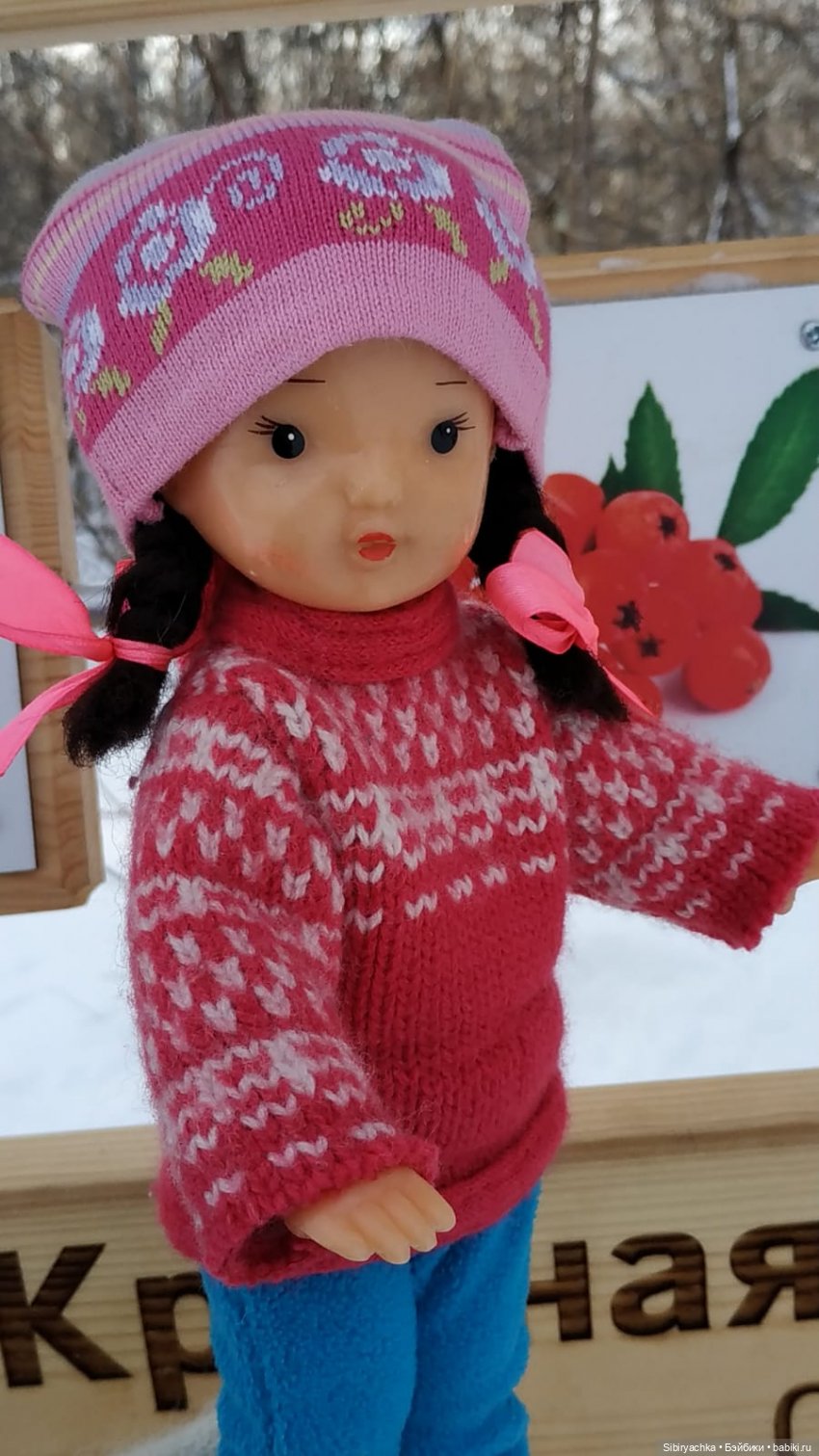 Лыжная прогулка Юляшки и Тома