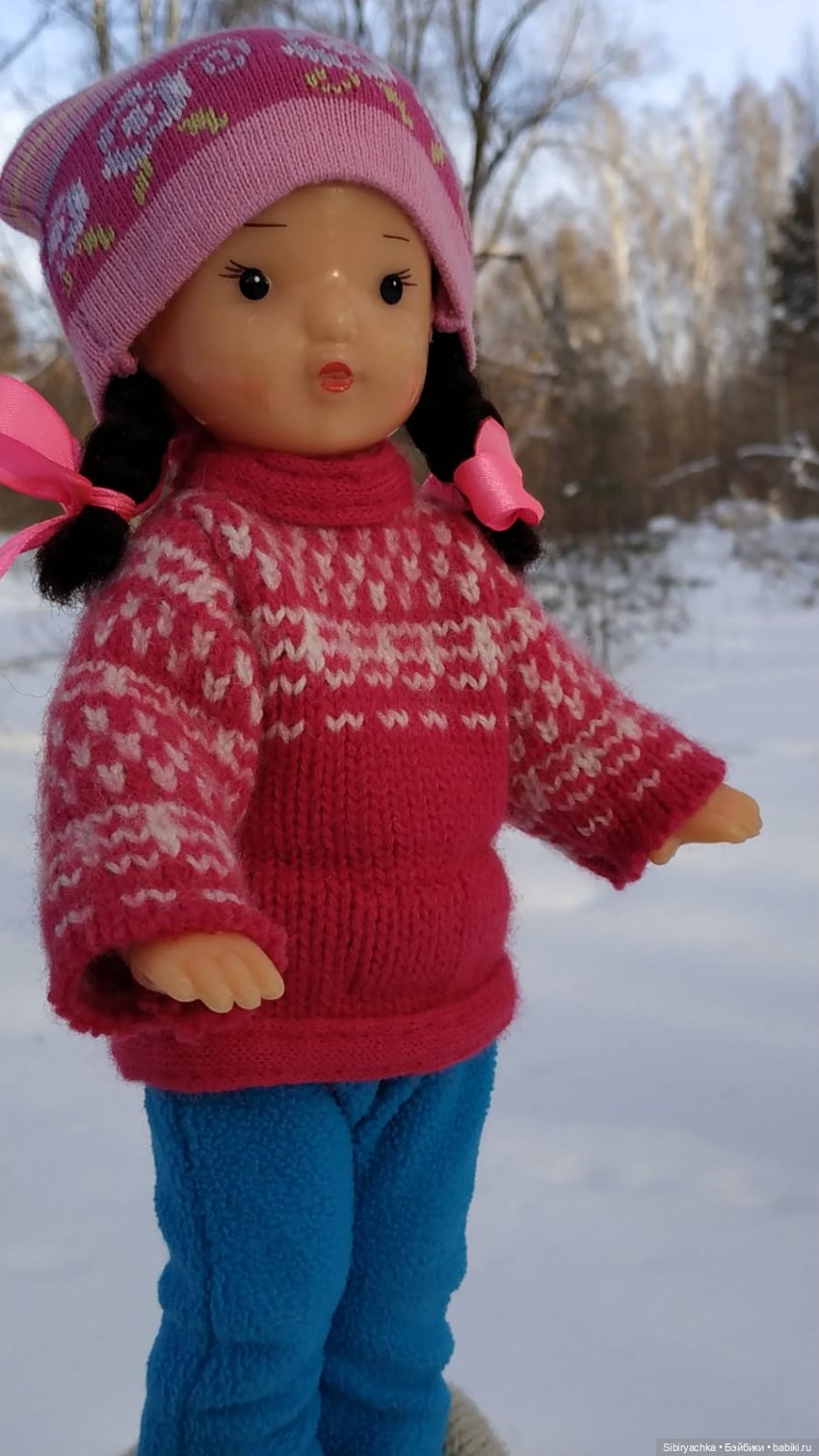 Лыжная прогулка Юляшки и Тома (фото 9)