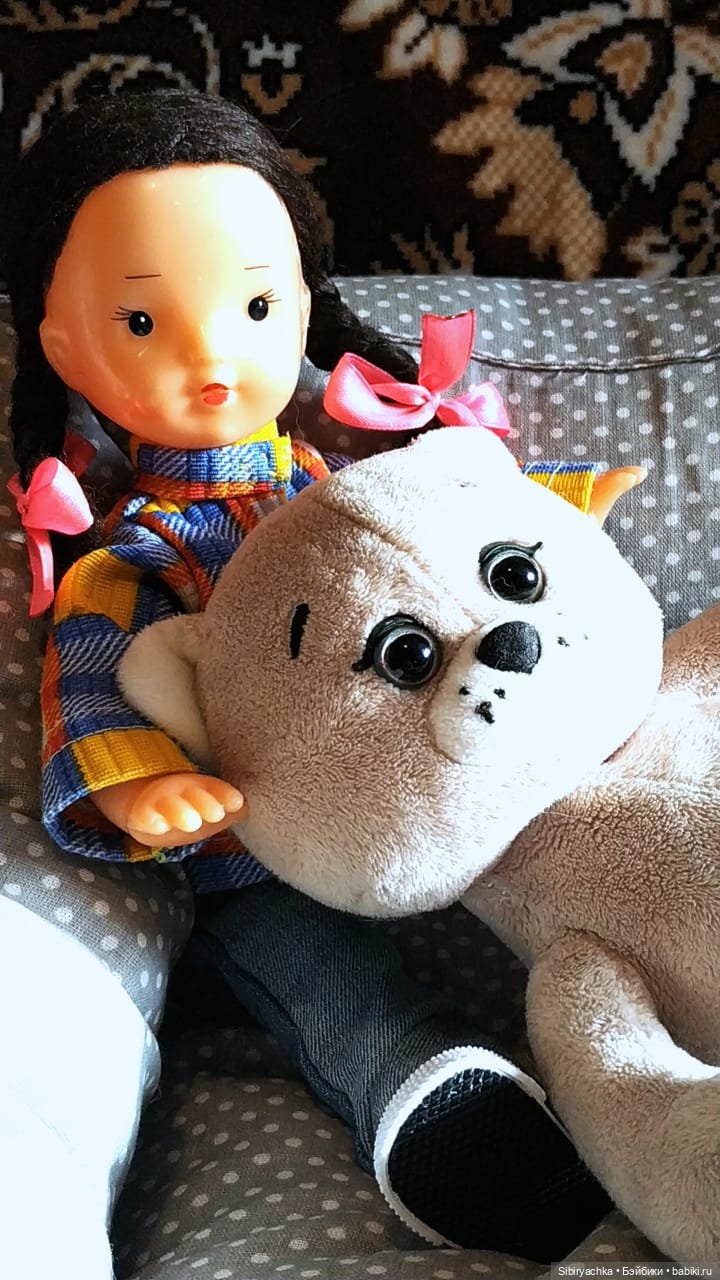 В гости к маме с Юляшкой и Сеней