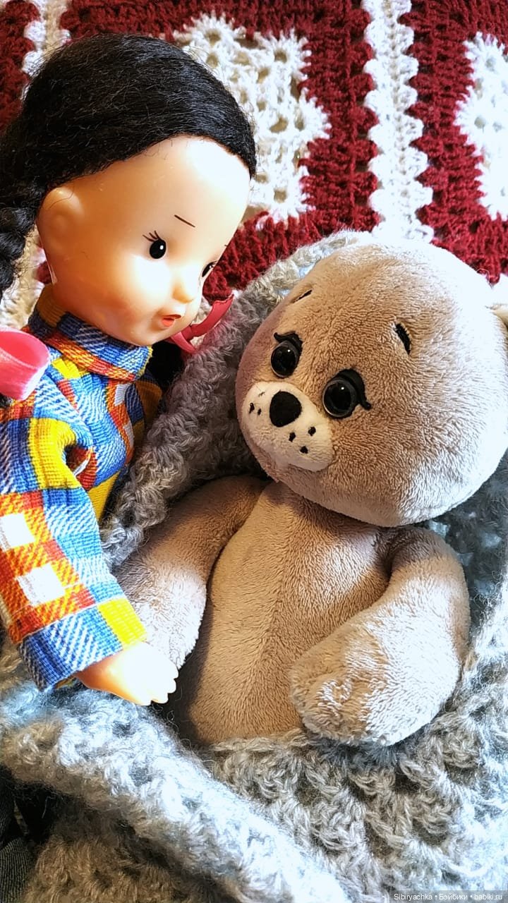 В гости к маме с Юляшкой и Сеней