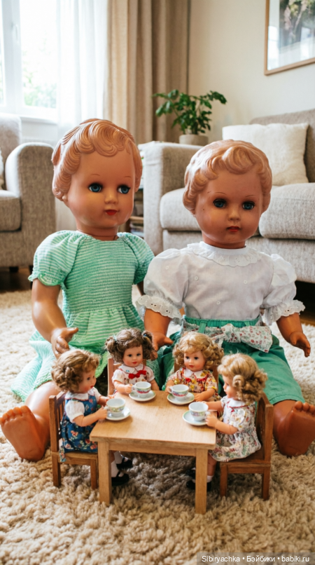 Гриша знакомится с Тасей — Куклы Schildkrot (Шильдкрет): современные (фото 9)
