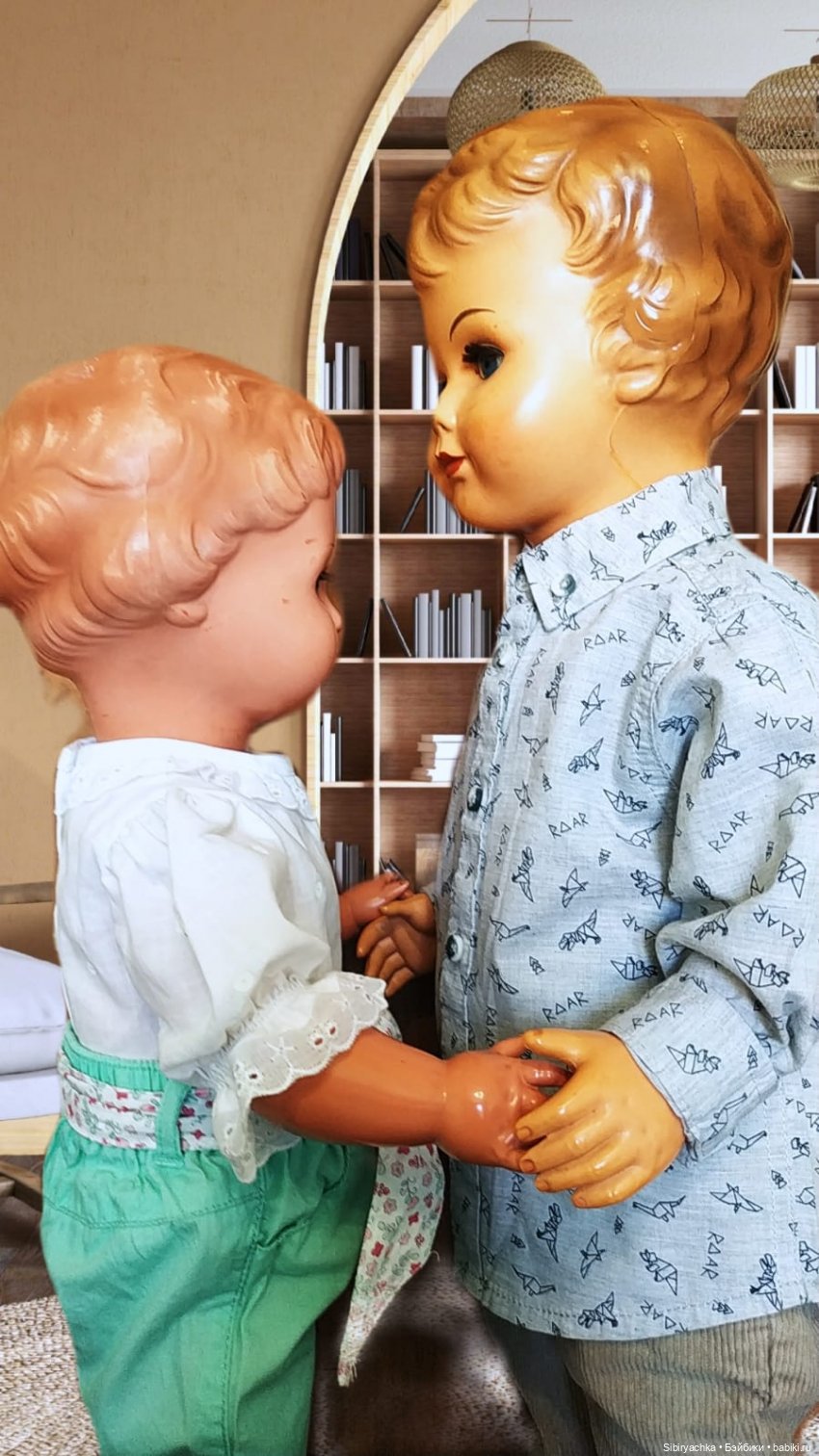 Гриша знакомится с Тасей — Куклы Schildkrot (Шильдкрет): современные