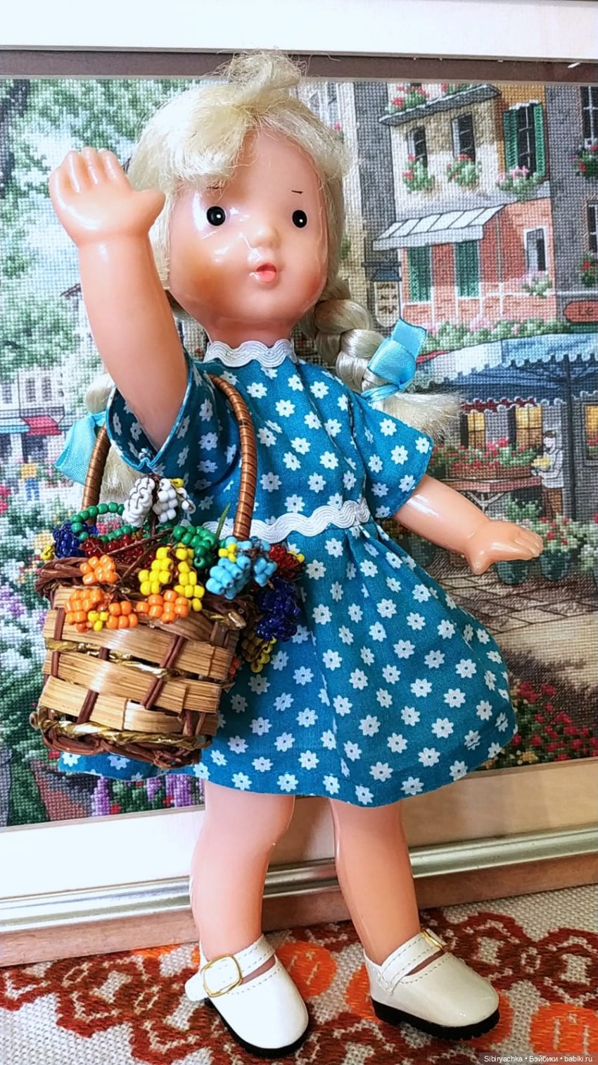 Новое платье Ульяшки | Бэйбики Новое платье Ульяшки — Советские винтажные куклы (СССР): Ленигрушка (фото 7)